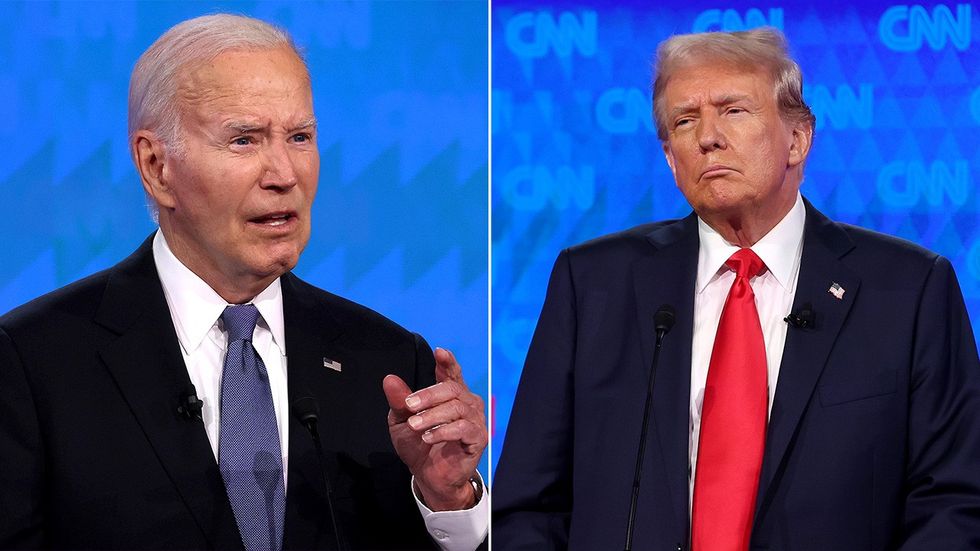 Joe Biden and Donald Trump