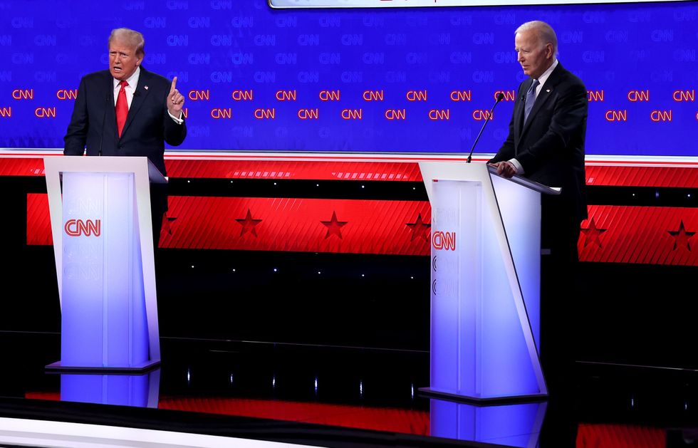 Joe Biden and Donald Trump