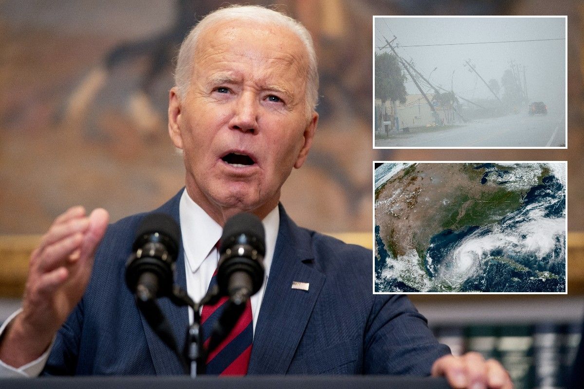 Joe Biden and Hurricane Milton