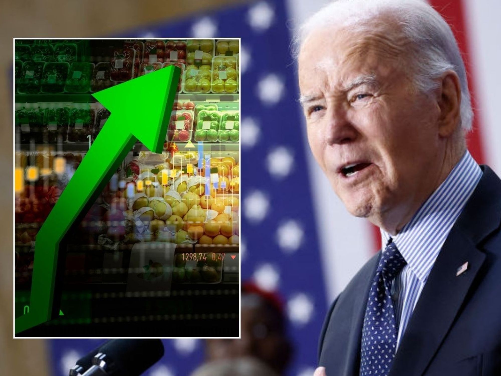 Joe Biden and inflation rise