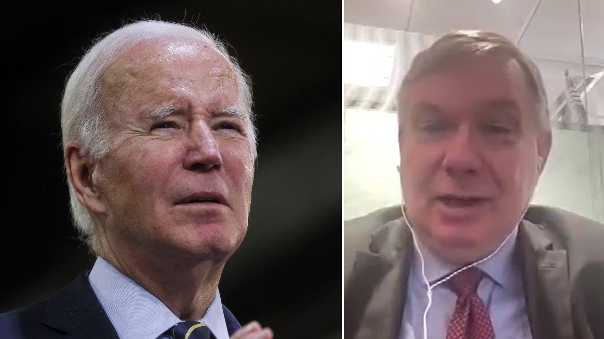 Joe Biden and John Fund