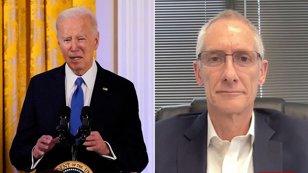 Joe Biden and John Hannah