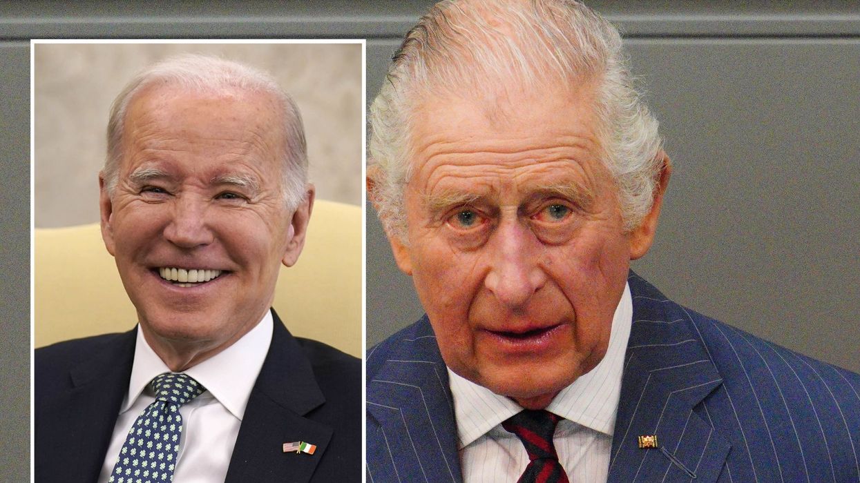 Joe Biden and King Charles