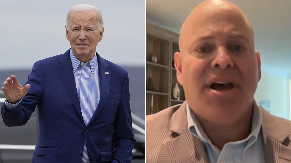 Joe Biden and Lee Cohen