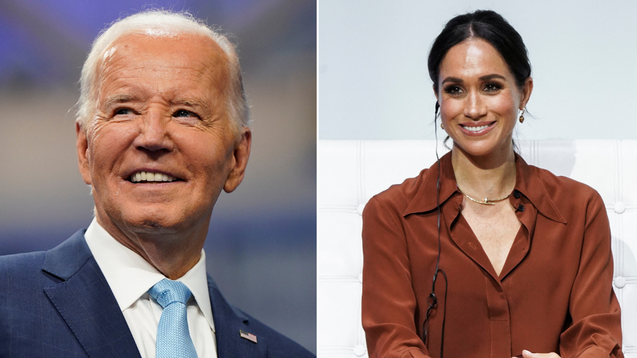 Joe Biden and Meghan Markle