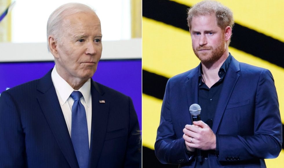 Joe Biden and Prince Harry
