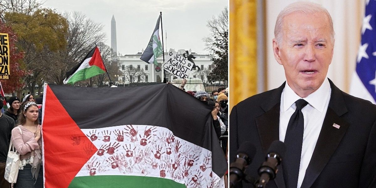NextImg:Biden facing major backlash as huge voting faction threatens to boycott 2024 election