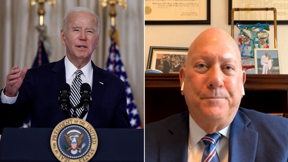 Joe Biden and Richard Goodstein