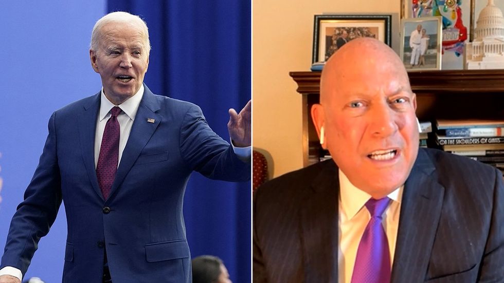Joe Biden and Richard Goodstein