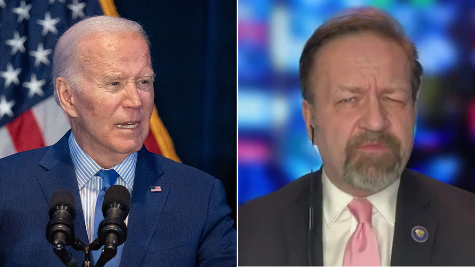 Joe Biden and Sebastian Gorka
