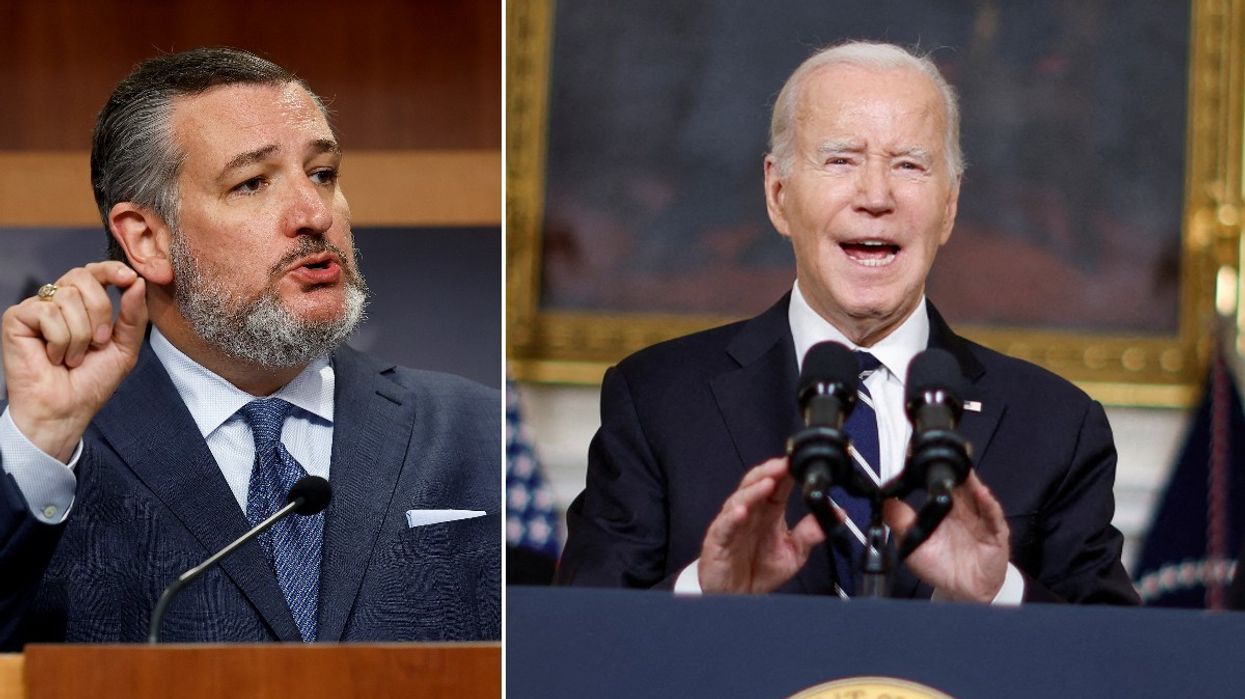 Joe Biden and Ted Cruz