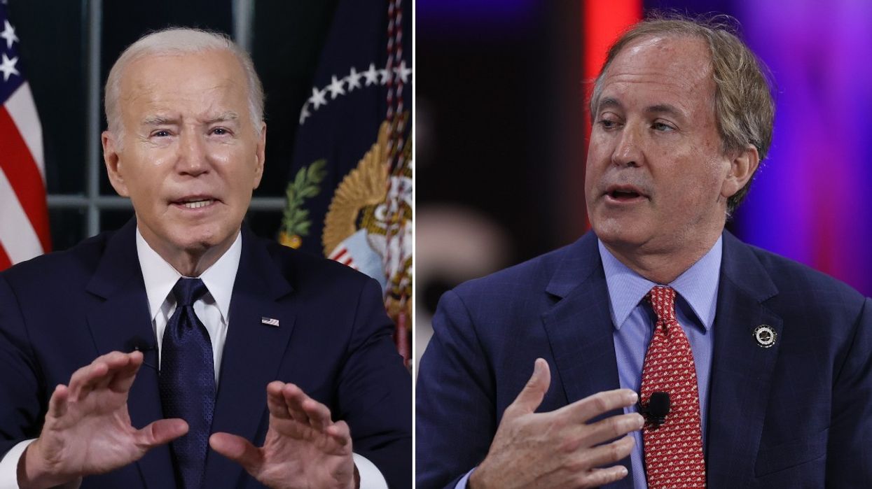 Joe Biden and Texas Attorney General Ken Paxton