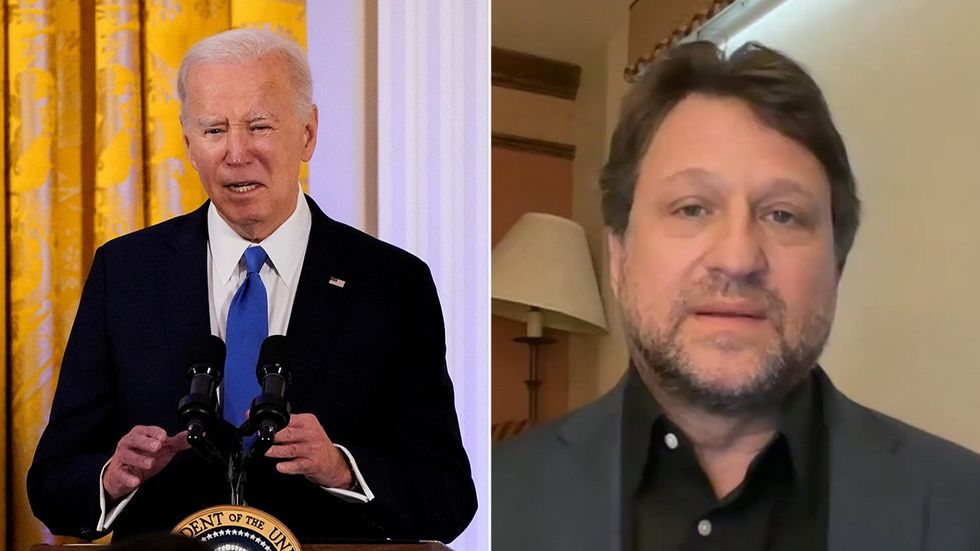 Joe Biden and Todd Bensman