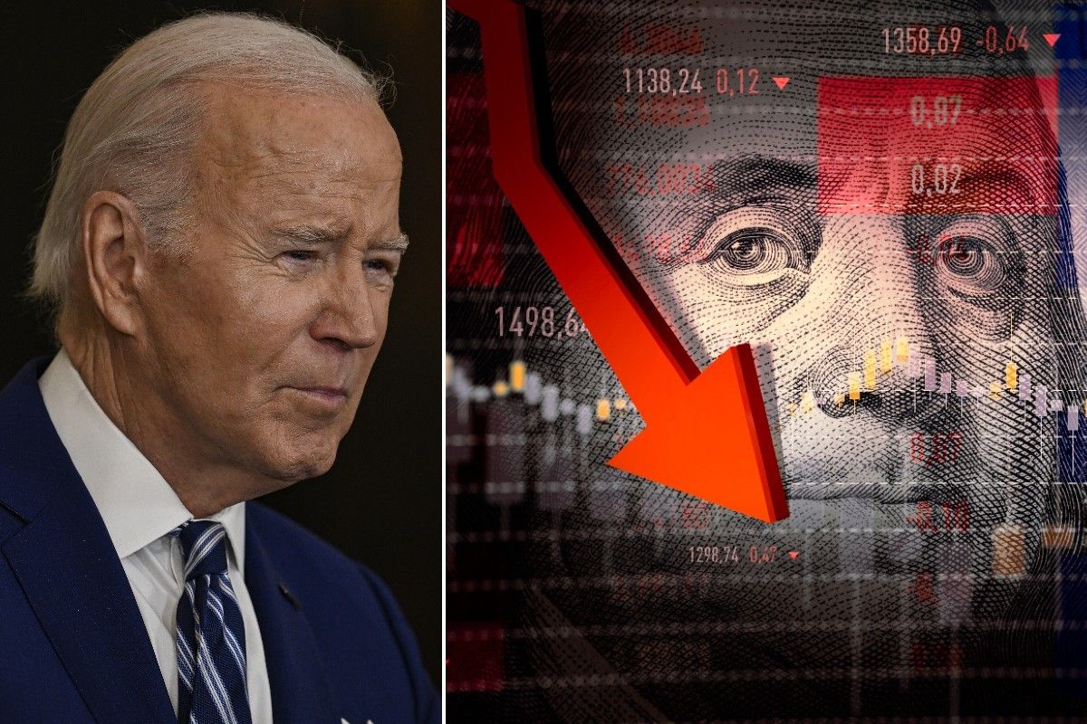 Joe Biden and us economy graphic