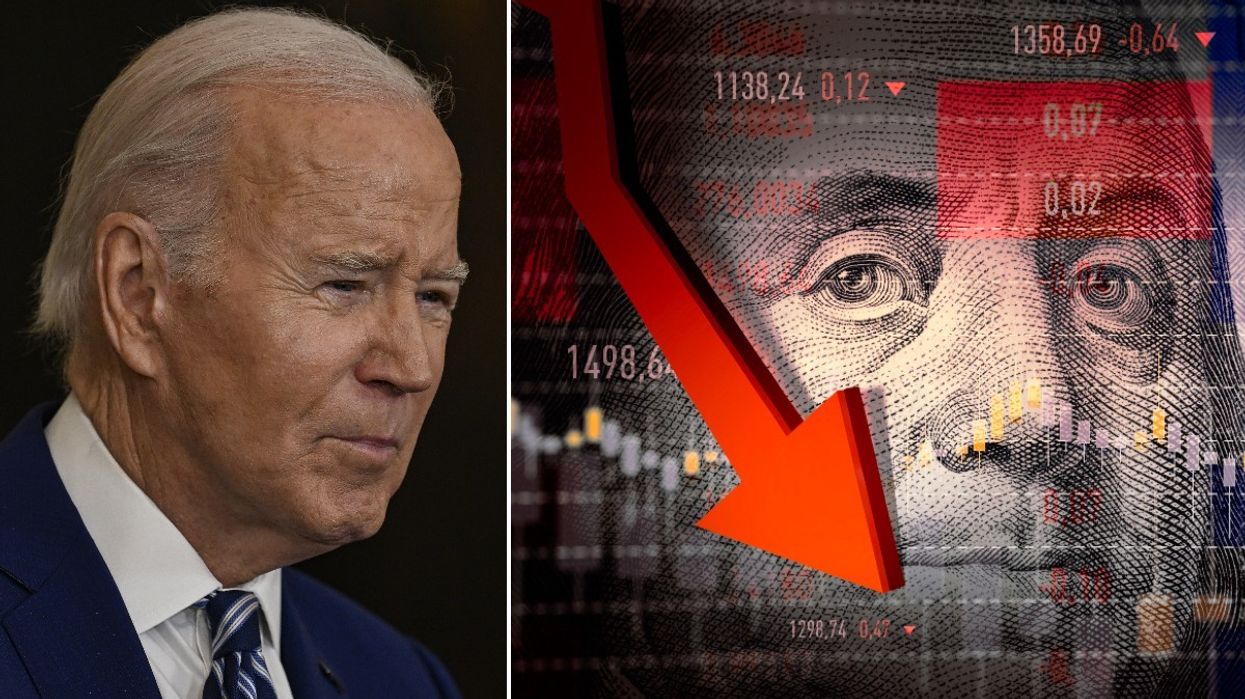 Joe Biden and us economy graphic