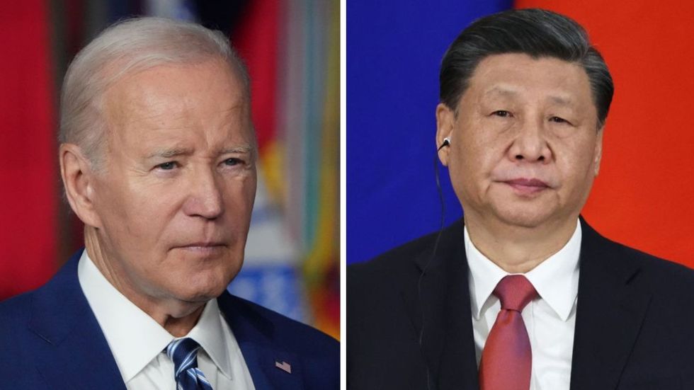 Joe Biden and Xi Jinping