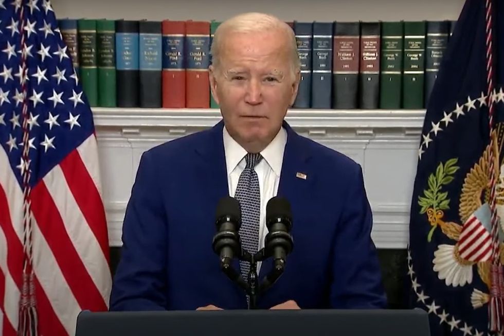 Joe Biden before he froze