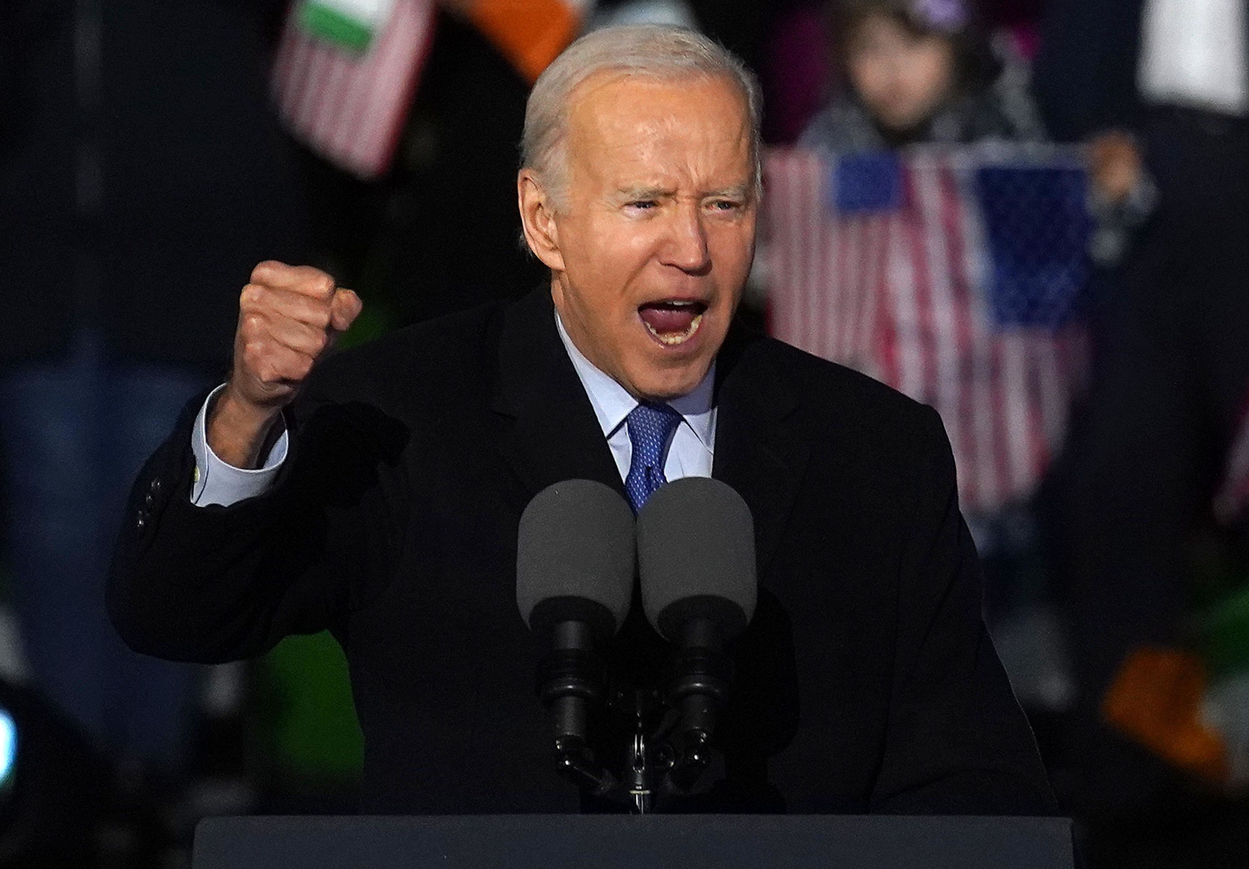Joe Biden during his recent visit to the Republic of Ireland