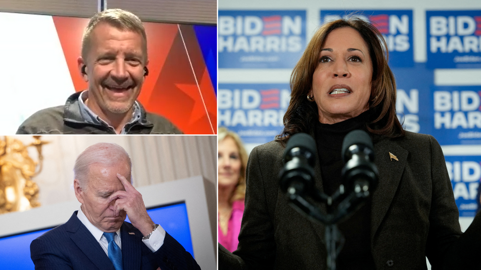 Joe Biden, Erik Prince and Kamala Harris