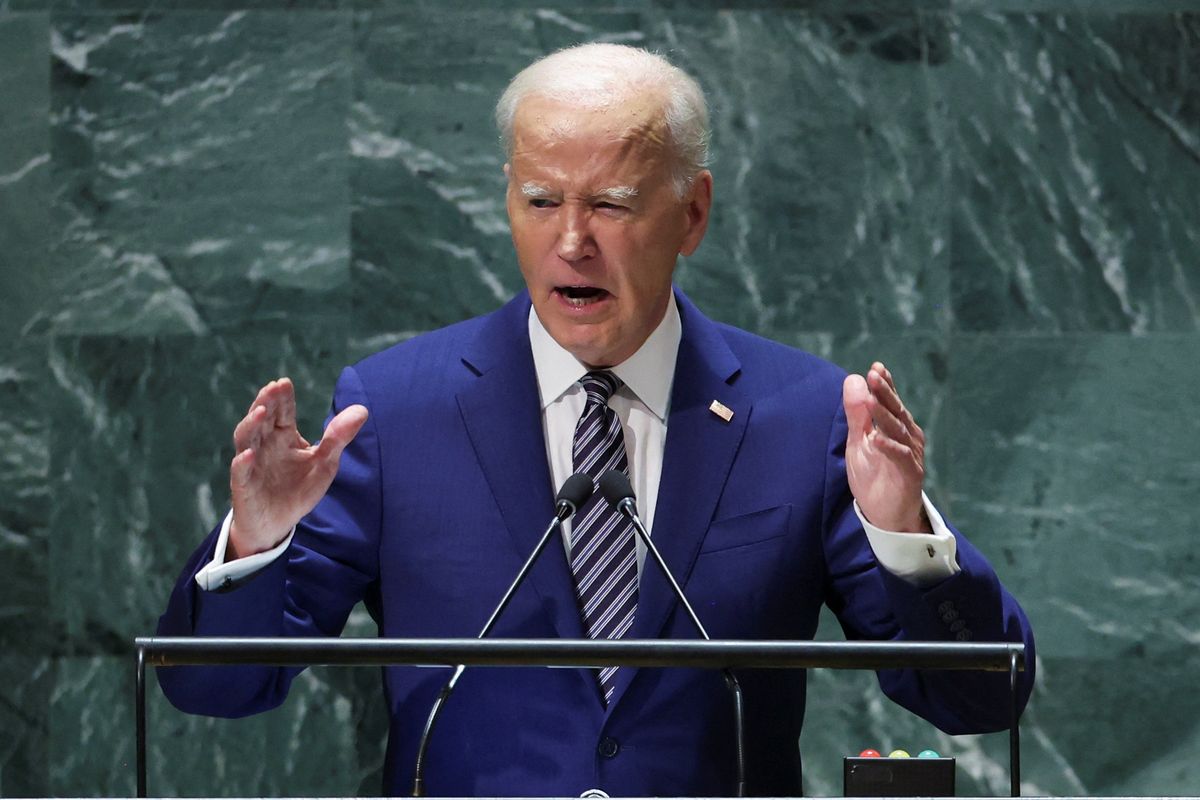 Joe Biden in New York for the UN General Assembly