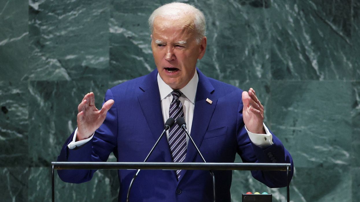 Joe Biden in New York for the UN General Assembly