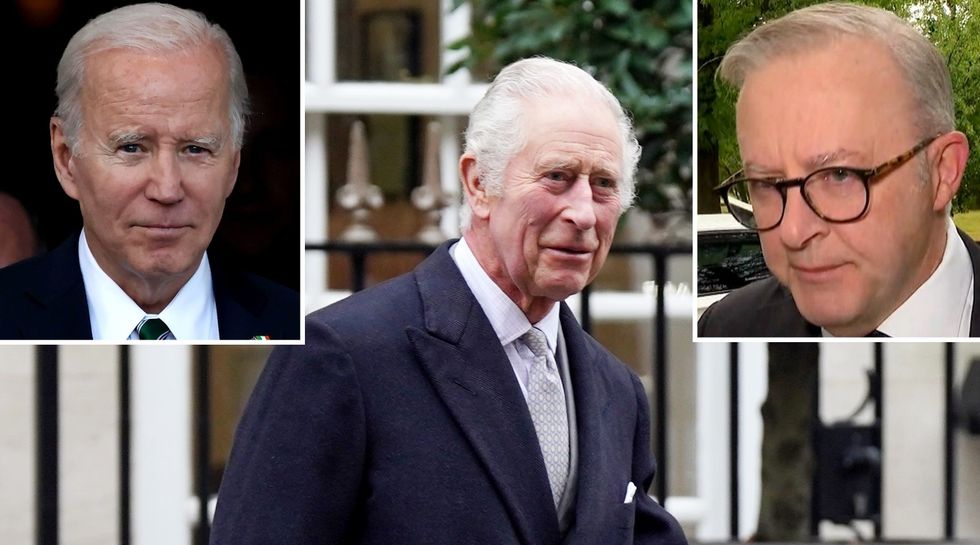 Joe Biden/King Charles III/Anthony Albanese