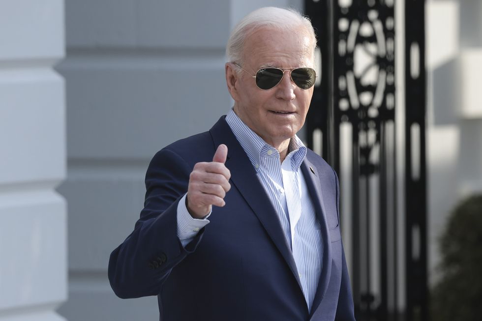 Joe Biden made a major outfit change after a series of tumbles