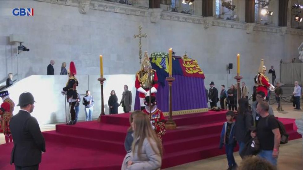 Joe Biden attends Westminster Hall to pay respects to Queen Elizabeth II