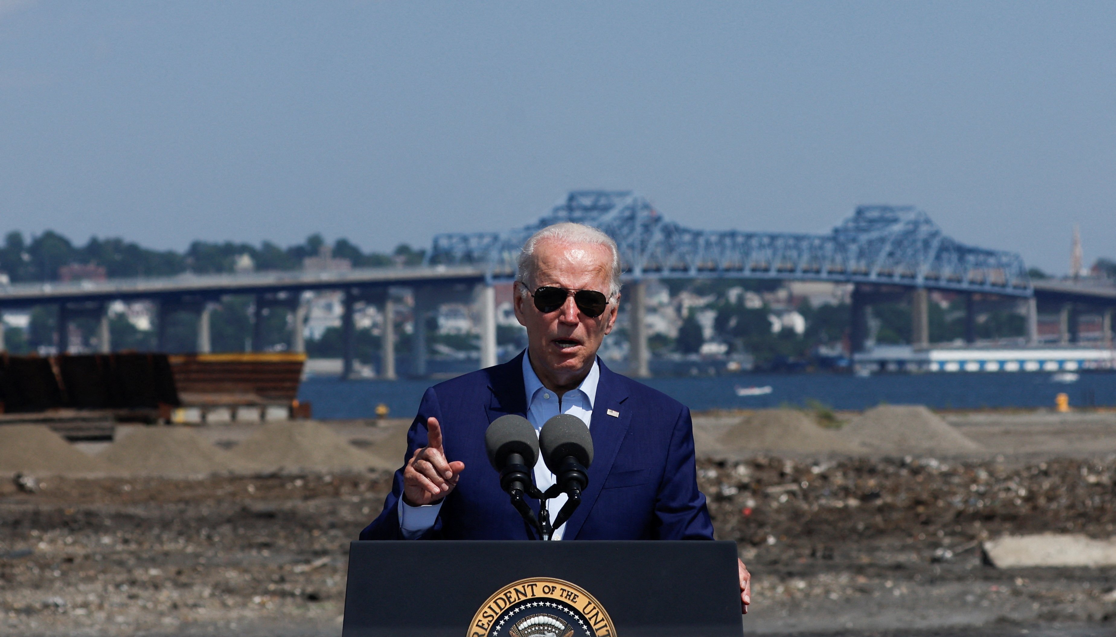 Joe Biden says his second case of Covid can happen to 'a small minority of folks'.