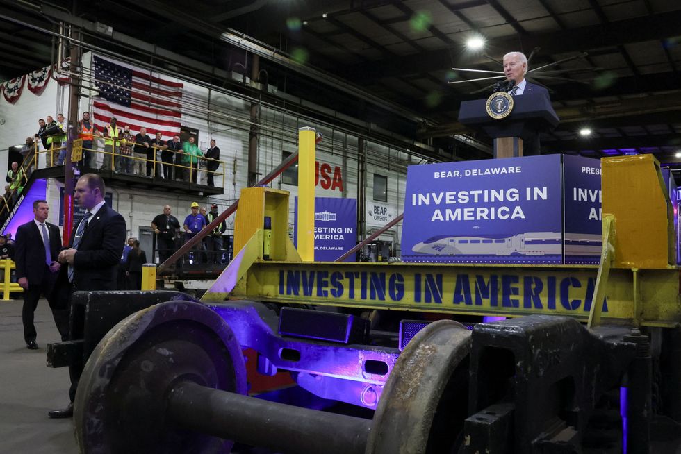 Joe Biden speaking in Bear, Delaware