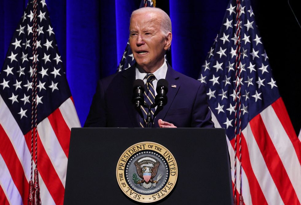 Joe Biden speaks at the National Museum of African American History and Culture in Washington