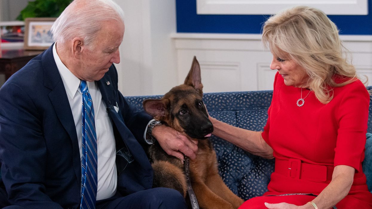 Joe Biden with Commander