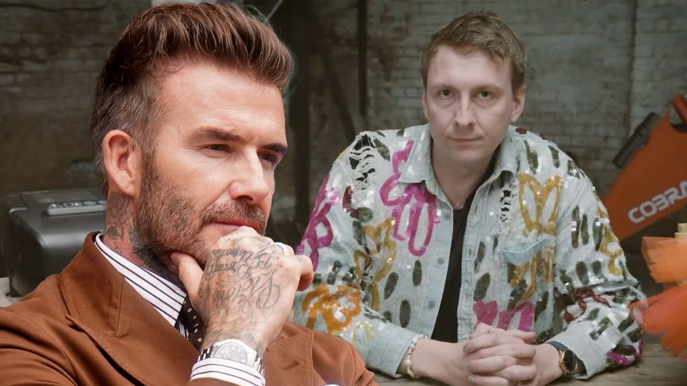 Joe Lycett has been critical of David Beckham and last month threatened to destroy £10,000 of his own money
