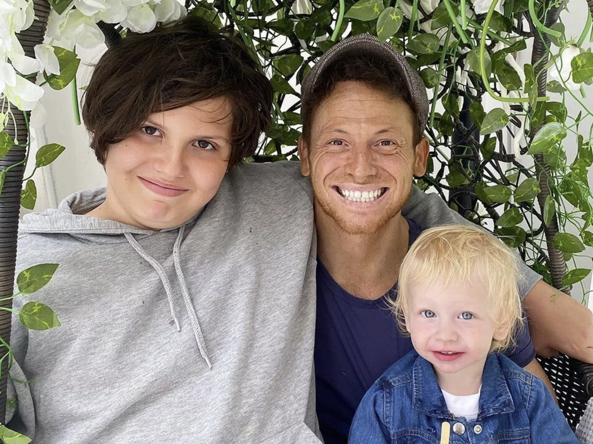 Joe Swash and son Harry