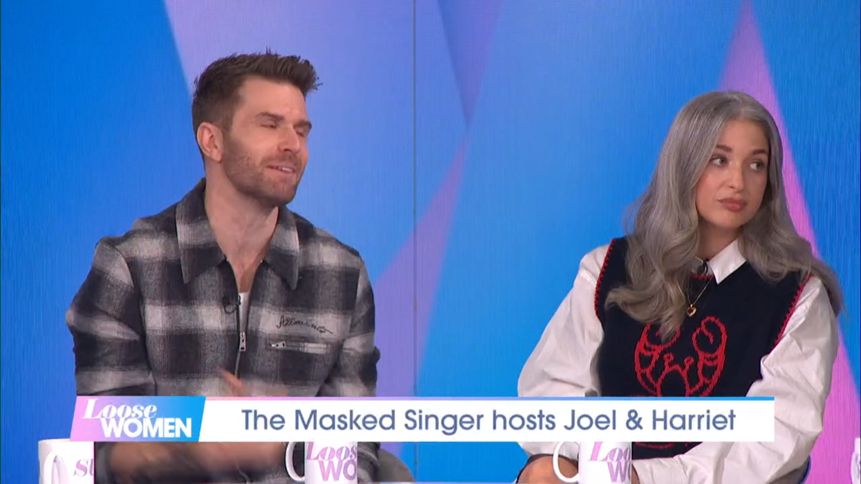 Joel Dommett and Harriet Rose