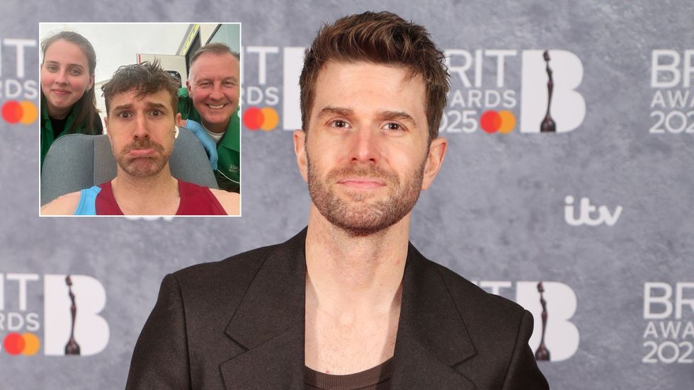 Joel Dommett, 39, collapses during London Marathon after sparking concern: 'Woke up in ambulance!'