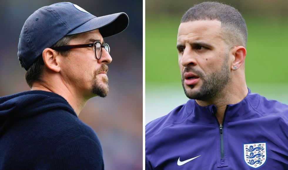 Joey Barton and Kyle Walker