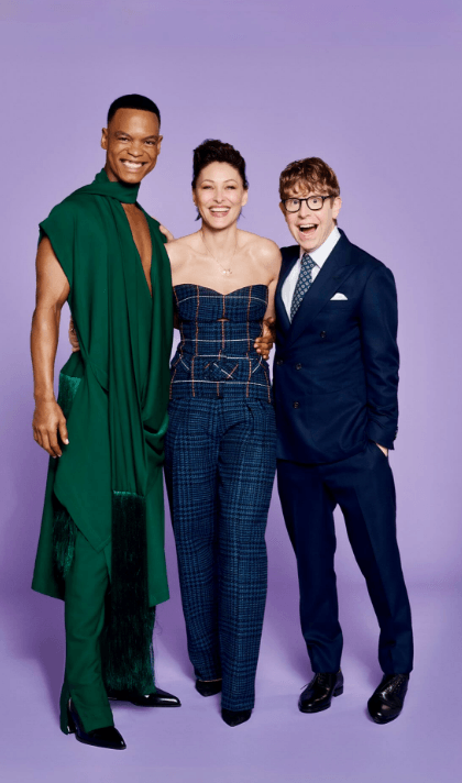 Johannes Radebe, Emma Willis and Josh Widdicombe