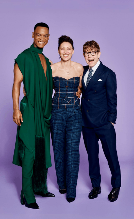 Johannes Radebe, Emma Willis and Josh Widdicombe