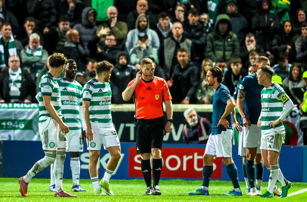 John Beaton gave Celtic a penalty in the last minute against Motherwell, sparking outrage