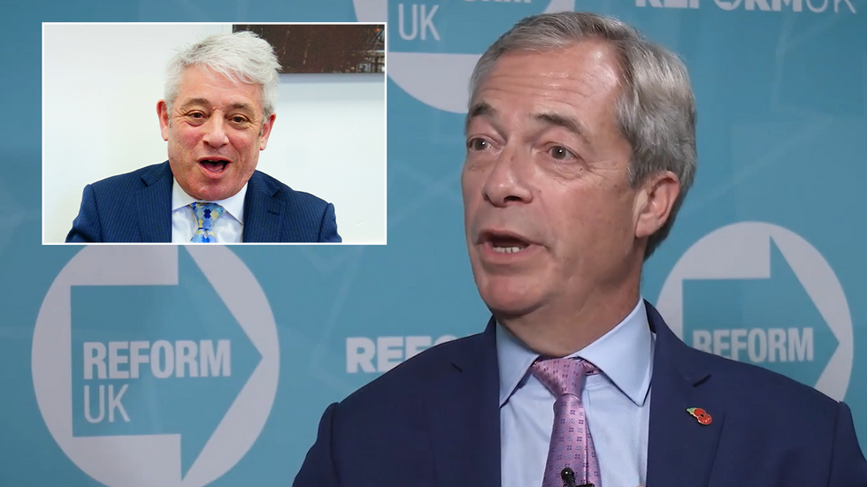 John Bercow and Nigel Farage