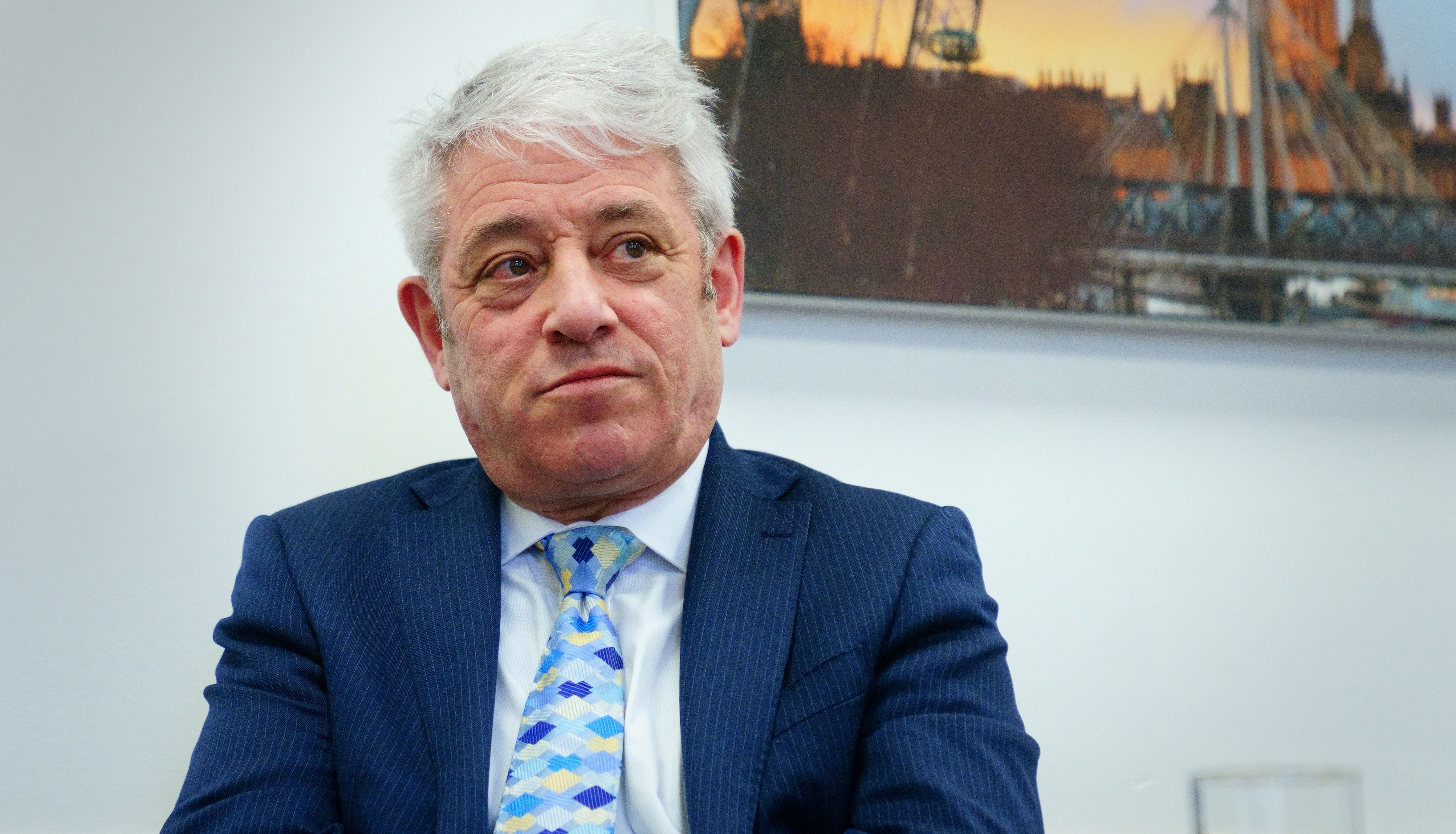 John Bercow speaks to PA Media in Westminster, London, after The Independent Expert Panel report upheld a finding that he was a %22serial bully%22.