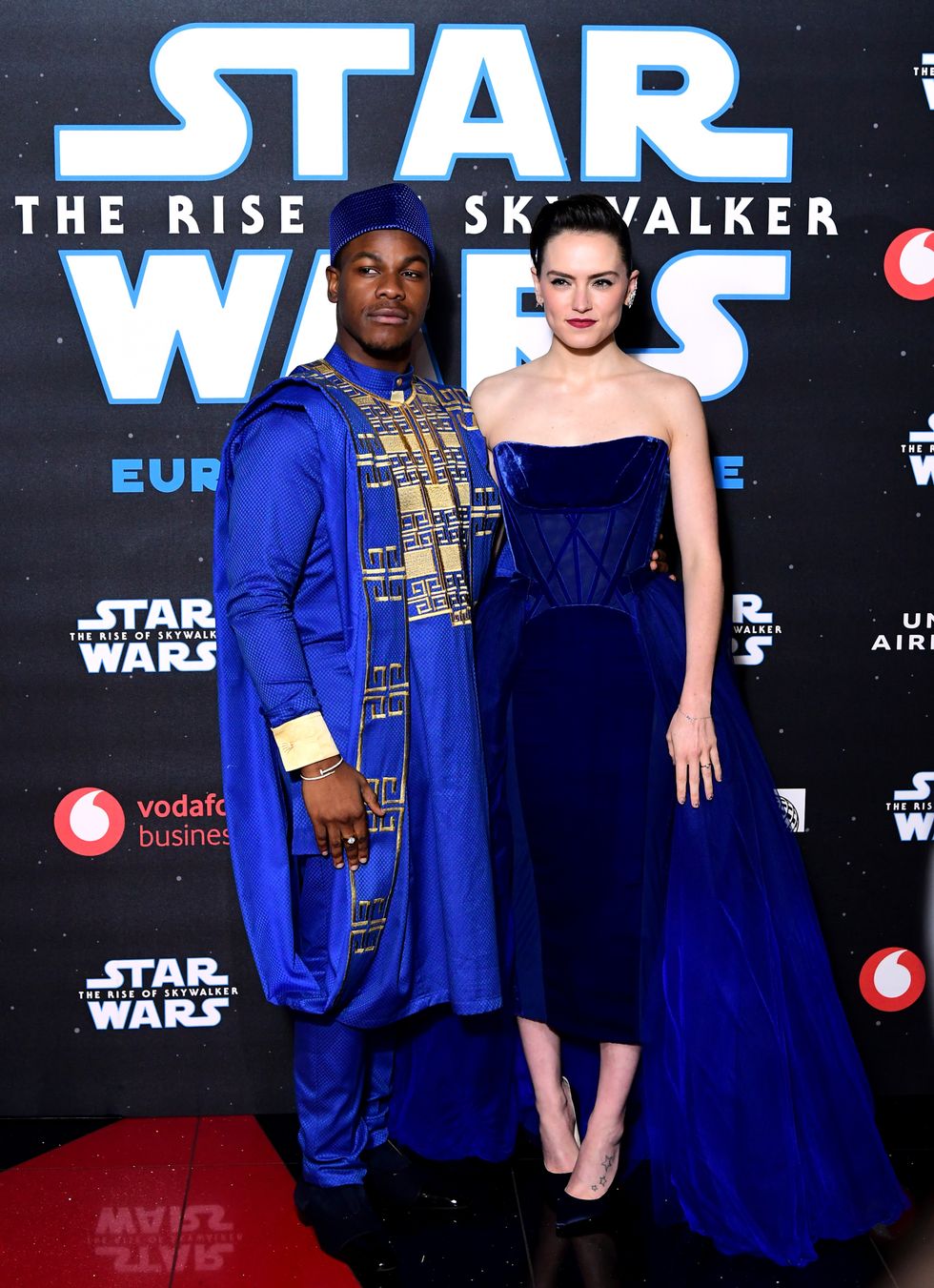John Boyega and Daisy Ridley