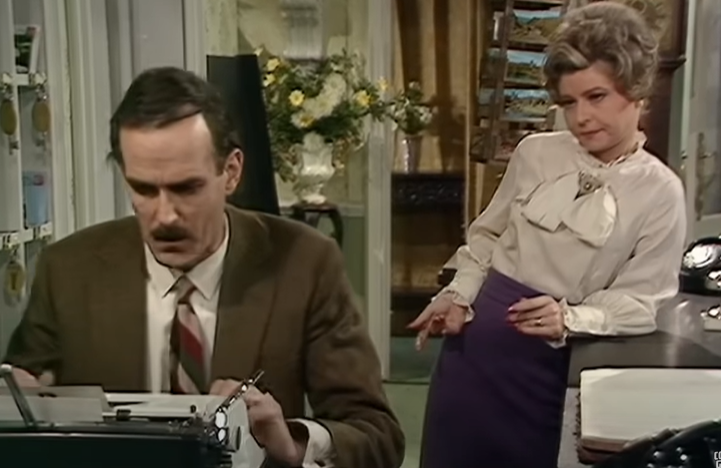 John Cleese in Fawlty Towers