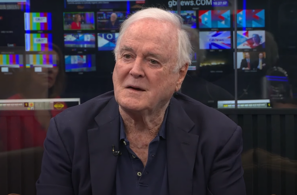 John Cleese joined Camilla Tominey on GB News