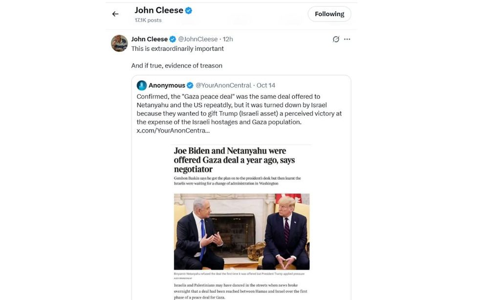 John Cleese post