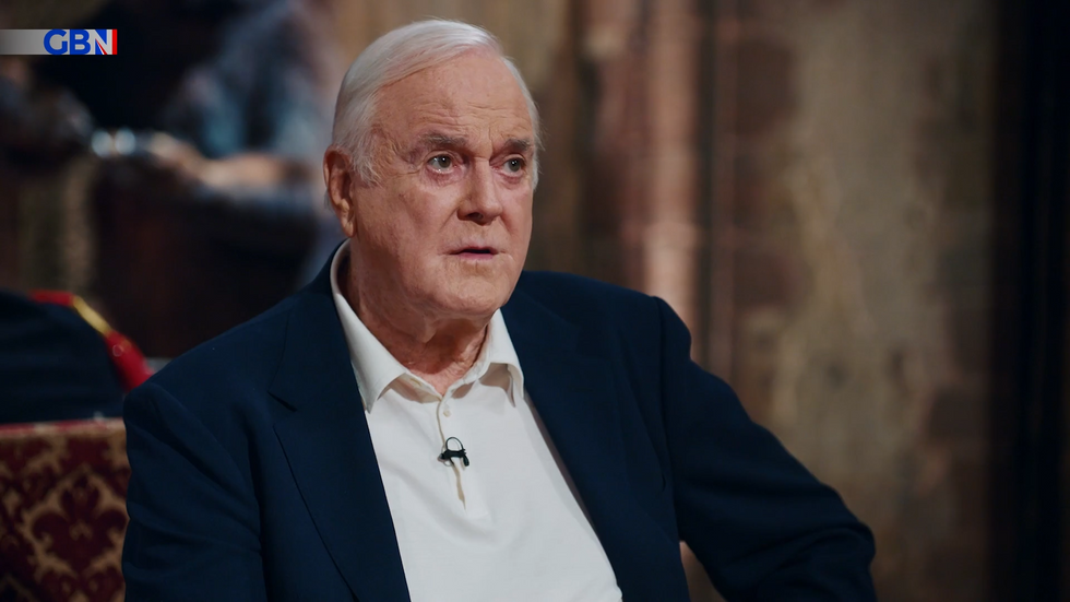 John Cleese presents on GB News