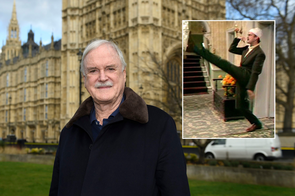 John Cleese said anyone determined to make good comedy 'has got to have a bit of spine'