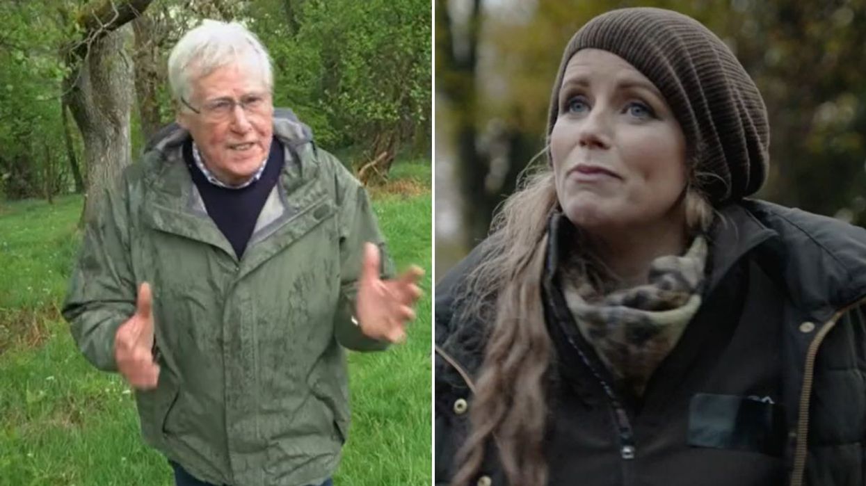 John Craven and Ellie Harrison