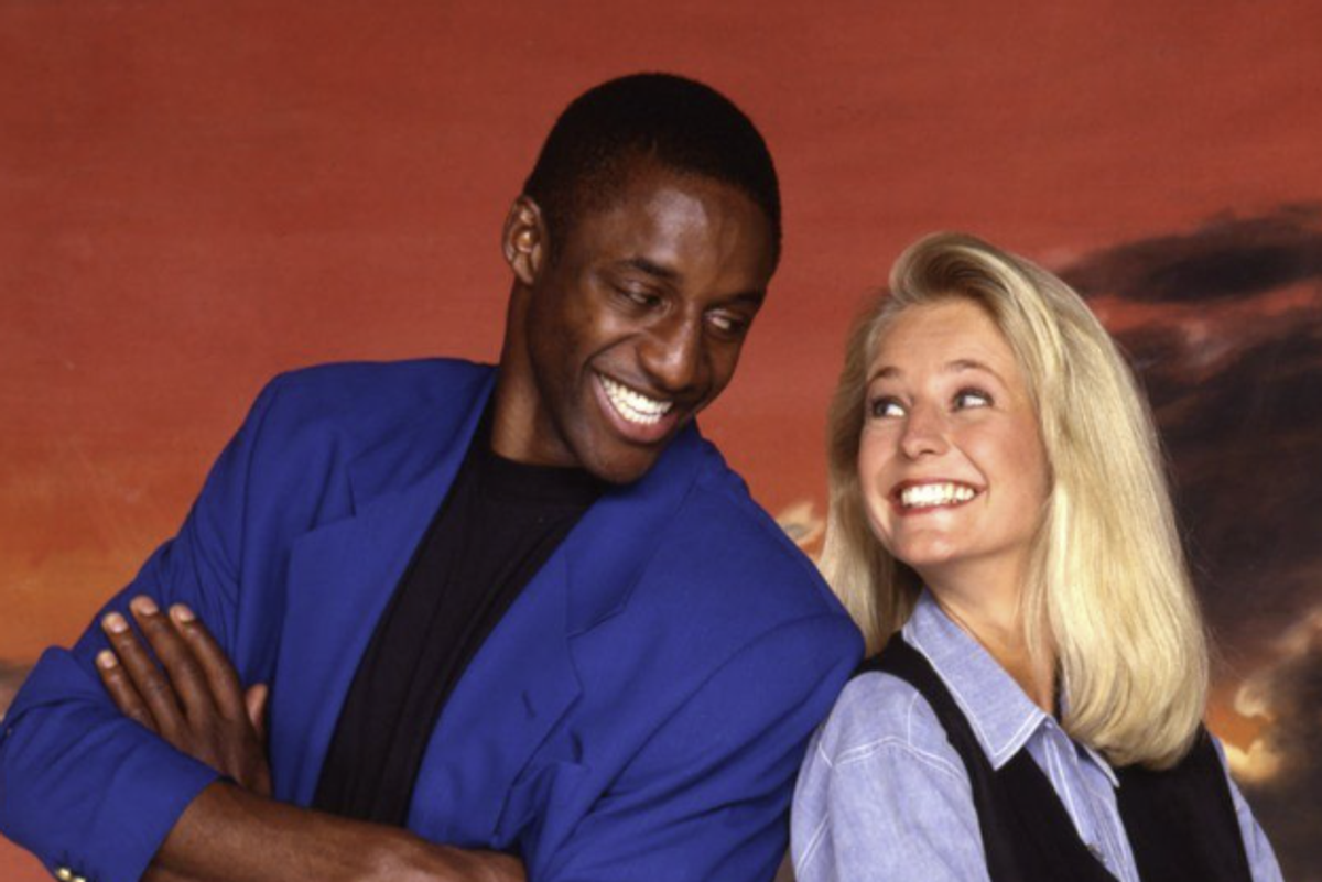 John Fashanu and Ulrika Jonsson